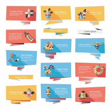 Noel düz afiş arka plan, eps10 ayarla