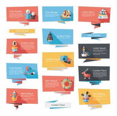 Noel düz afiş arka plan, eps10 ayarla