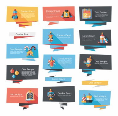 Noel düz afiş arka plan, eps10 ayarla