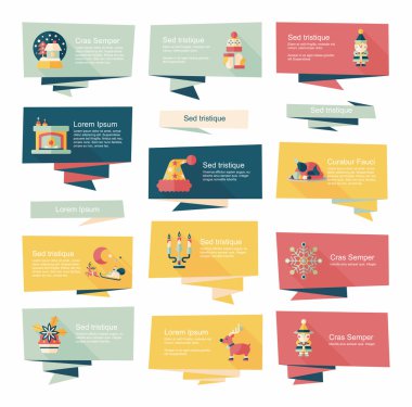 Noel düz afiş arka plan, eps10 ayarla