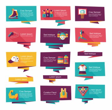 Spor düz afiş arka plan ayarlamak, eps10