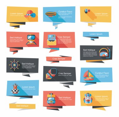 düz afiş arka plan ayarlamak, eps10 seyahat