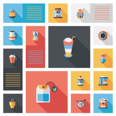 kahve düz UI arka plan ayarlamak, eps10