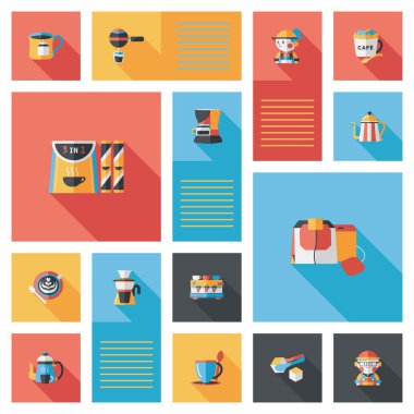 kahve düz UI arka plan ayarlamak, eps10