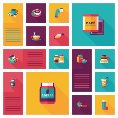 kahve düz UI arka plan ayarlamak, eps10