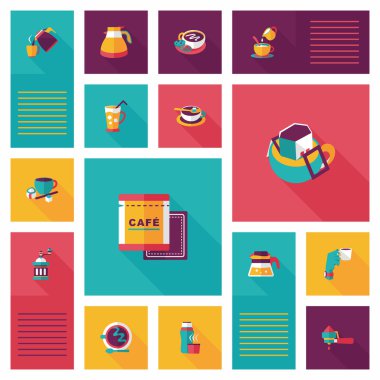 kahve düz UI arka plan ayarlamak, eps10