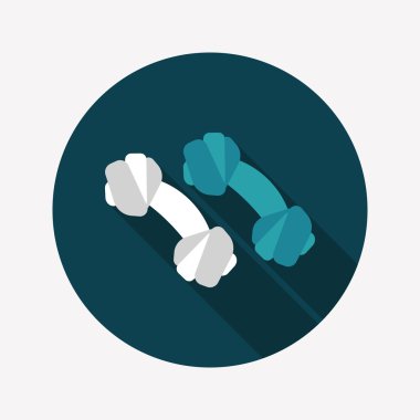 Uzun Gölge, eps10 ile evde beslenen hayvan kemik düz simgesi