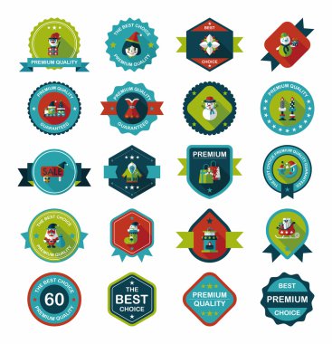 Noel kartı afiş tasarım düz arka plan hazır, eps10