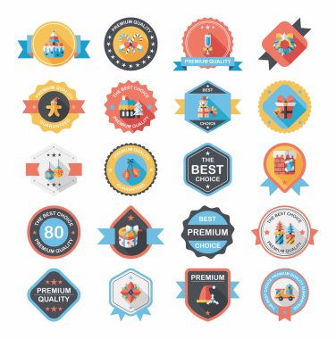 Noel kartı afiş tasarım düz arka plan hazır, eps10