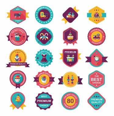 Noel kartı afiş tasarım düz arka plan hazır, eps10