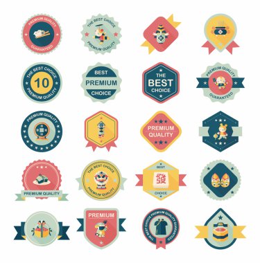 Çin yeni yılı poster düz afiş tasarım düz arka plan belirleme, 