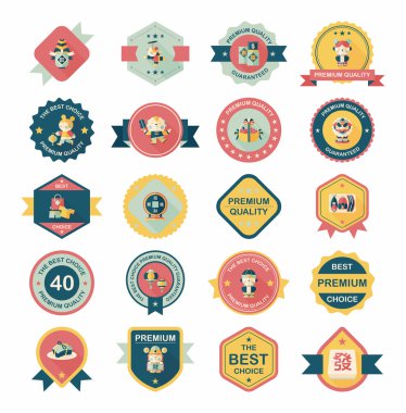 Çin yeni yılı poster düz afiş tasarım düz arka plan belirleme, 