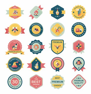 Noel kartı afiş tasarım düz arka plan hazır, eps10