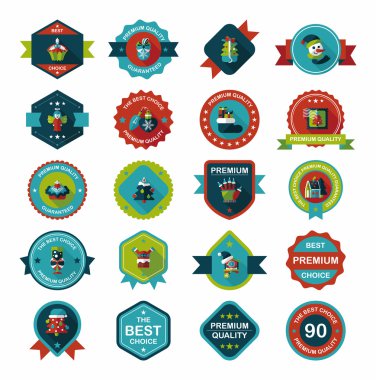 Noel kartı afiş tasarım düz arka plan hazır, eps10