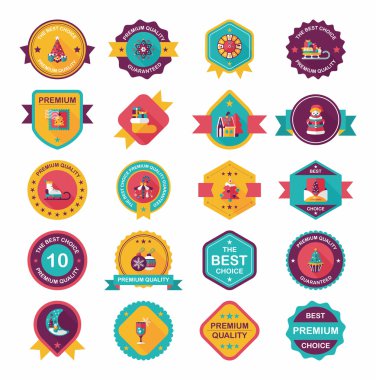 Noel kartı afiş tasarım düz arka plan hazır, eps10