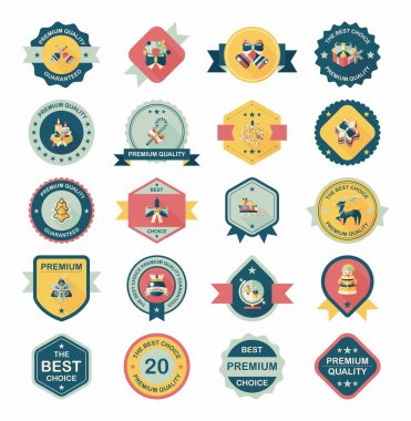 Noel kartı afiş tasarım düz arka plan hazır, eps10