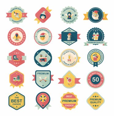 Noel kartı afiş tasarım düz arka plan hazır, eps10