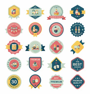 Noel kartı afiş tasarım düz arka plan hazır, eps10