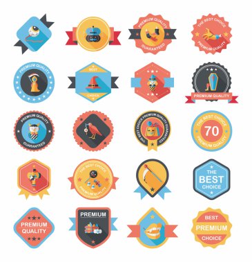 Cadılar Bayramı kartı afiş tasarım düz arka plan hazır, eps10