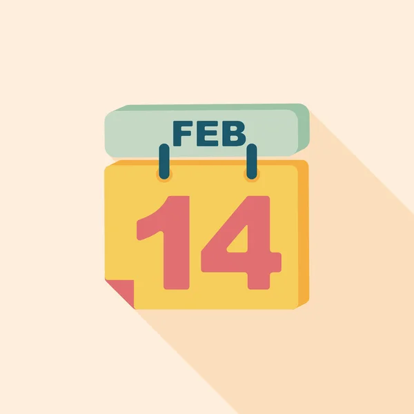 Flat, icon, illustration, shadow, vector, feFebruary, valentine, r — стоковый вектор