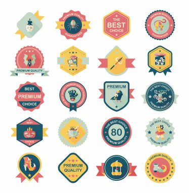 Cadılar Bayramı kartı afiş tasarım düz arka plan hazır, eps10