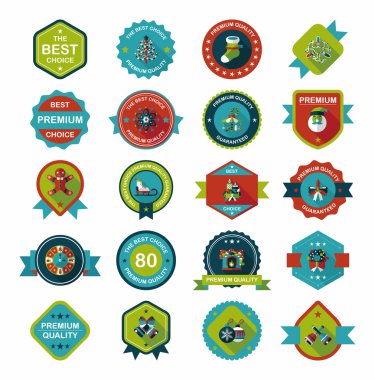 Noel kartı afiş tasarım düz arka plan hazır, eps10