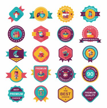 Noel kartı afiş tasarım düz arka plan hazır, eps10