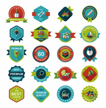 Bebek rozet afiş tasarım düz arka plan ayarlamak, eps10