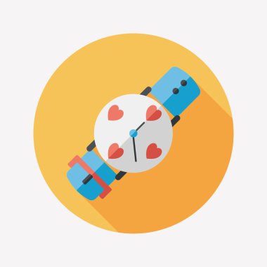 Sevgililer sevgilisi izle düz simgesiyle uzun gölge, eps10