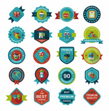 Sevgililer günü afiş düz tasarım backgrouns hazır, eps10