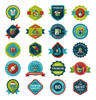 Sevgililer günü afiş düz tasarım backgrouns hazır, eps10