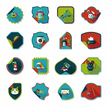 Valentinesets gün UI düz tasarım arka plan ayarlamak, eps10