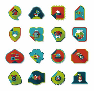 Valentinesets gün UI düz tasarım arka plan ayarlamak, eps10