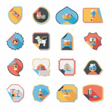 Valentinesets gün UI düz tasarım arka plan ayarlamak, eps10