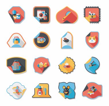 Valentinesets gün UI düz tasarım arka plan ayarlamak, eps10