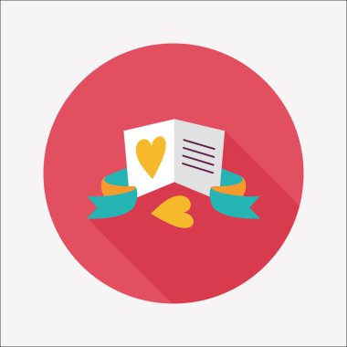 Sevgililer günü etiketi afiş düz tasarım arka plan ayarlamak, eps10