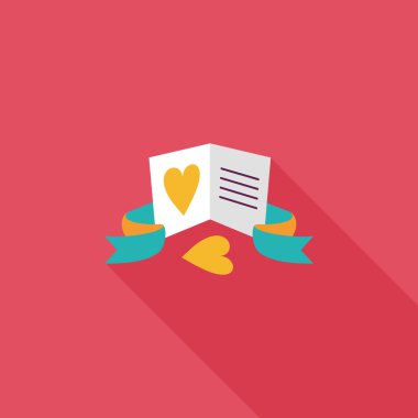 Sevgililer günü etiketi afiş düz tasarım arka plan ayarlamak, eps10