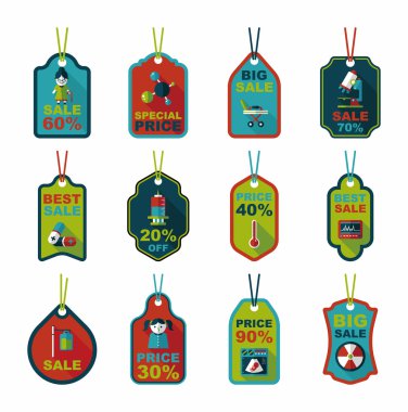 Hastane etiketi düz afiş arka plan ayarlamak, eps10