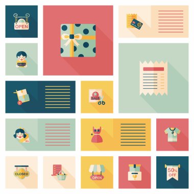 alışveriş düz app kullanıcı arabirimi arka plan, eps10