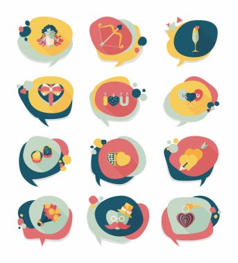 alışveriş etiket afiş düz tasarım arka plan ayarlamak, eps10