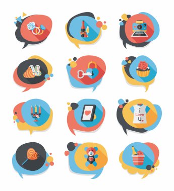 alışveriş etiket afiş düz tasarım arka plan ayarlamak, eps10