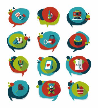 alışveriş etiket afiş düz tasarım arka plan ayarlamak, eps10