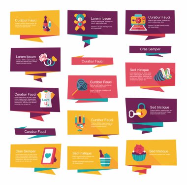 alışveriş etiket afiş düz tasarım arka plan ayarlamak, eps10