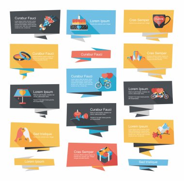 alışveriş etiket afiş düz tasarım arka plan ayarlamak, eps10