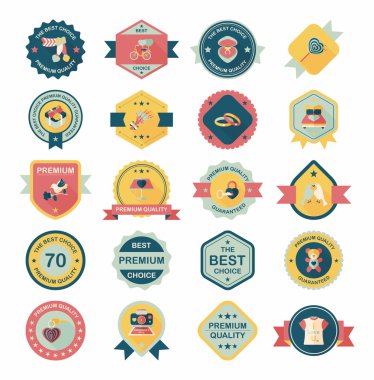 alışveriş etiket afiş düz tasarım arka plan ayarlamak, eps10