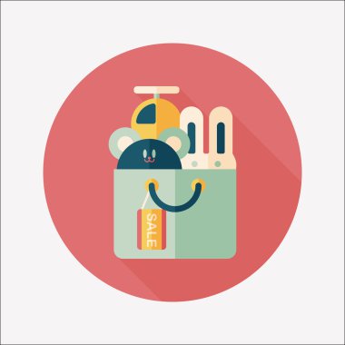 Uzun Gölge, eps10 alışveriş mevcut düz simgesiyle