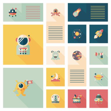 Boşluk düzlüğü uygulaması evet arkaplan, eps10