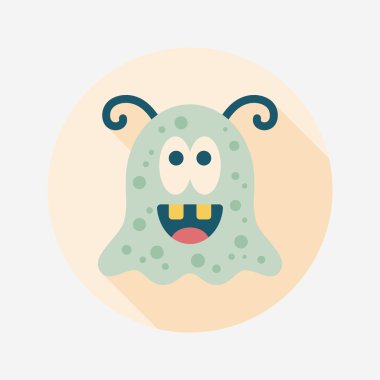 Uzun Gölge, eps10 alanı yabancı düz simgesiyle