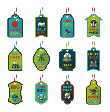 Alan etiketi afiş düz tasarım arka plan ayarlamak, eps10