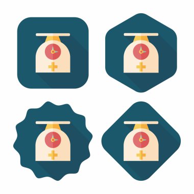 ağırlık ölçekler uzun gölge, eps10 düz simgesiyle